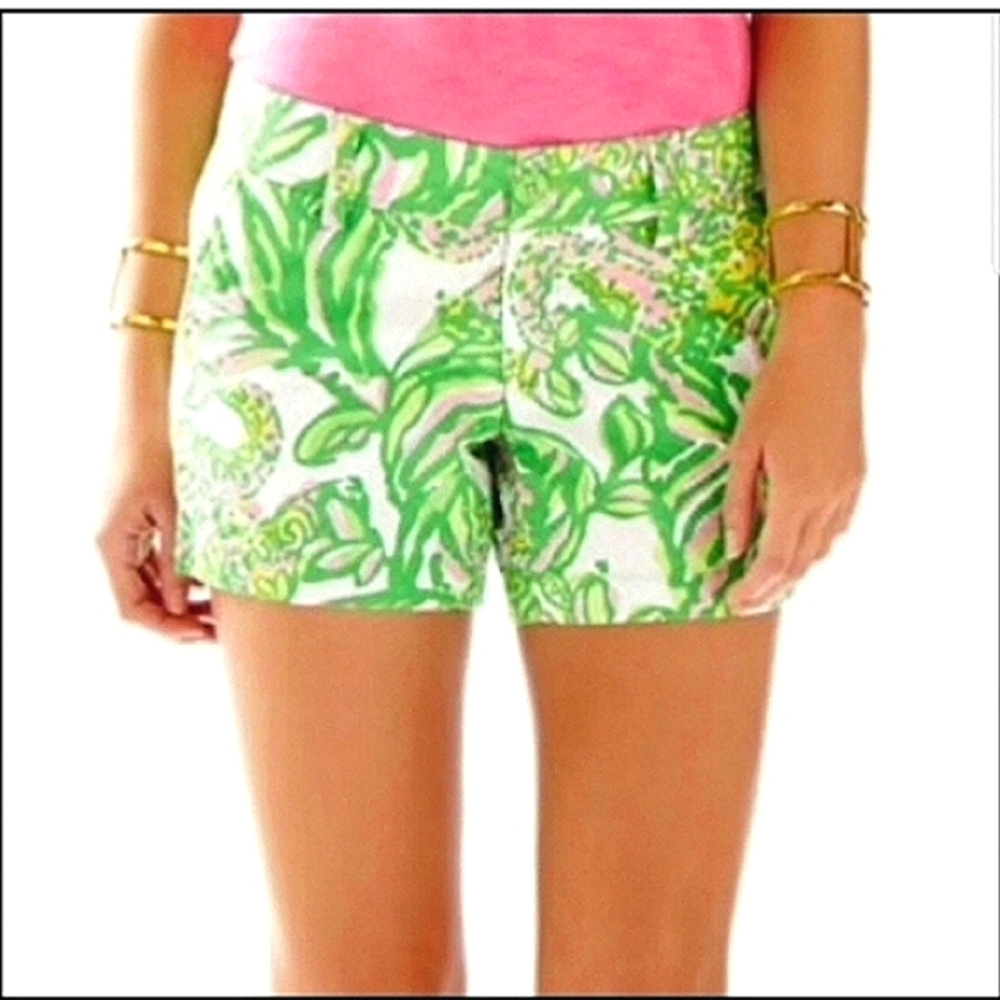 Lilly Pulitzer Callahan Shorts in Seeing Pink Elephants Size 2